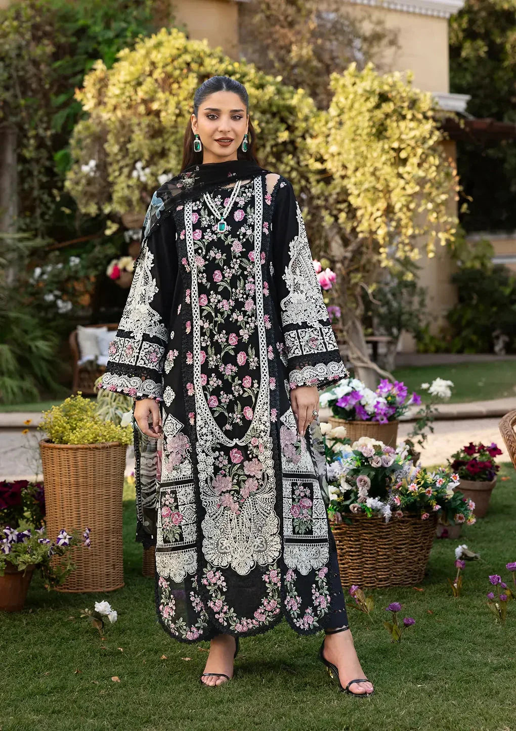 ELAF UNSTITCHED LAWN 3PC