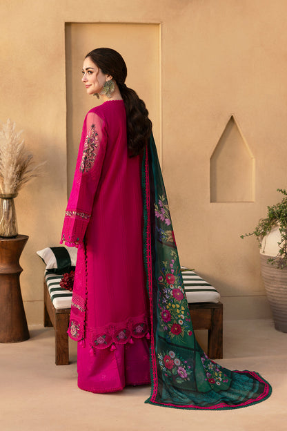 Saira Rizwan Unstitched Embroidered 3PC