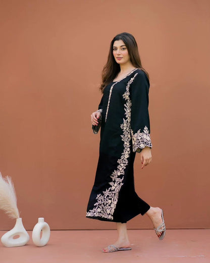 Lawn Embroidered Stitched 2PIece D-012