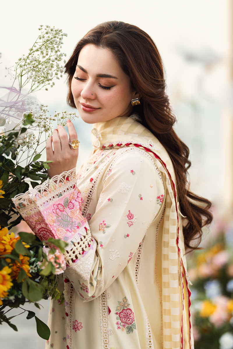 QALAMKAR | SCARLETT | 3 PC LUXURY LAWN
