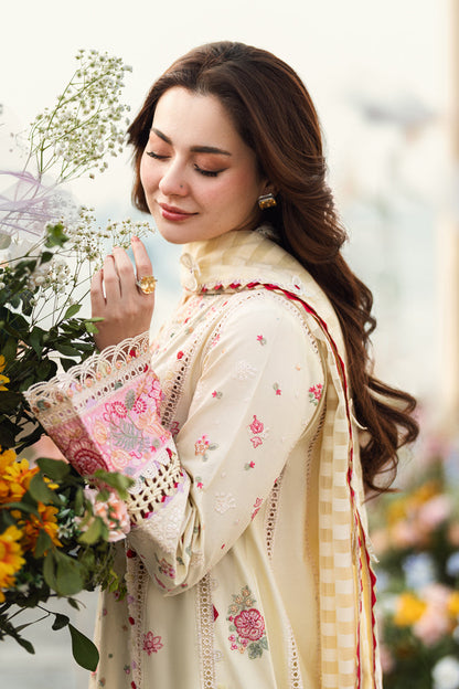 QALAMKAR | SCARLETT | 3 PC LUXURY LAWN