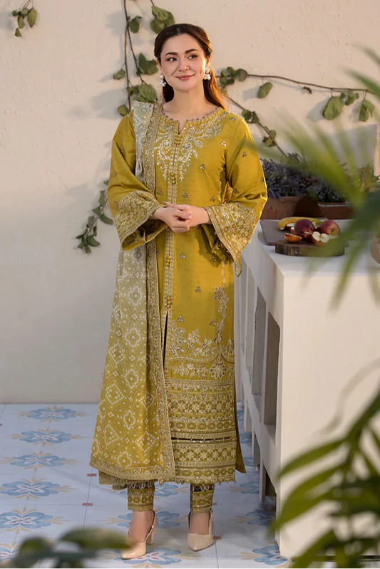 JADE - 3PC DHANAK EMBROIDERED