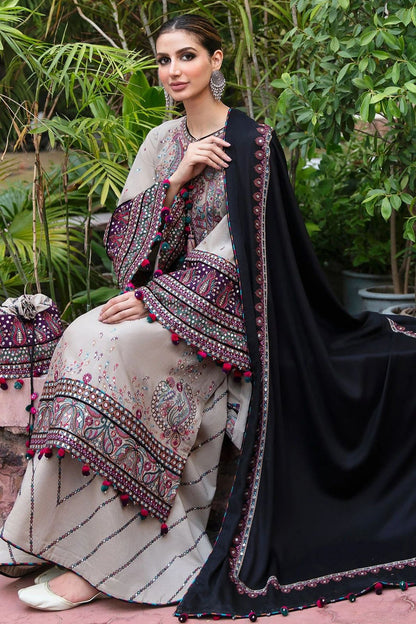 Jazmin Lawn Unstitched 3Piece HS-04