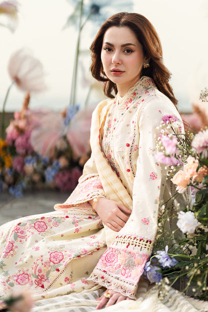 QALAMKAR | SCARLETT | 3 PC LUXURY LAWN