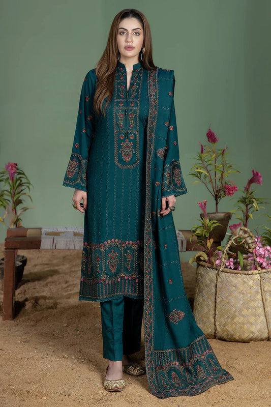 NOOR E FAJAR WINTER UNSTITCHED DHANAK 3PC