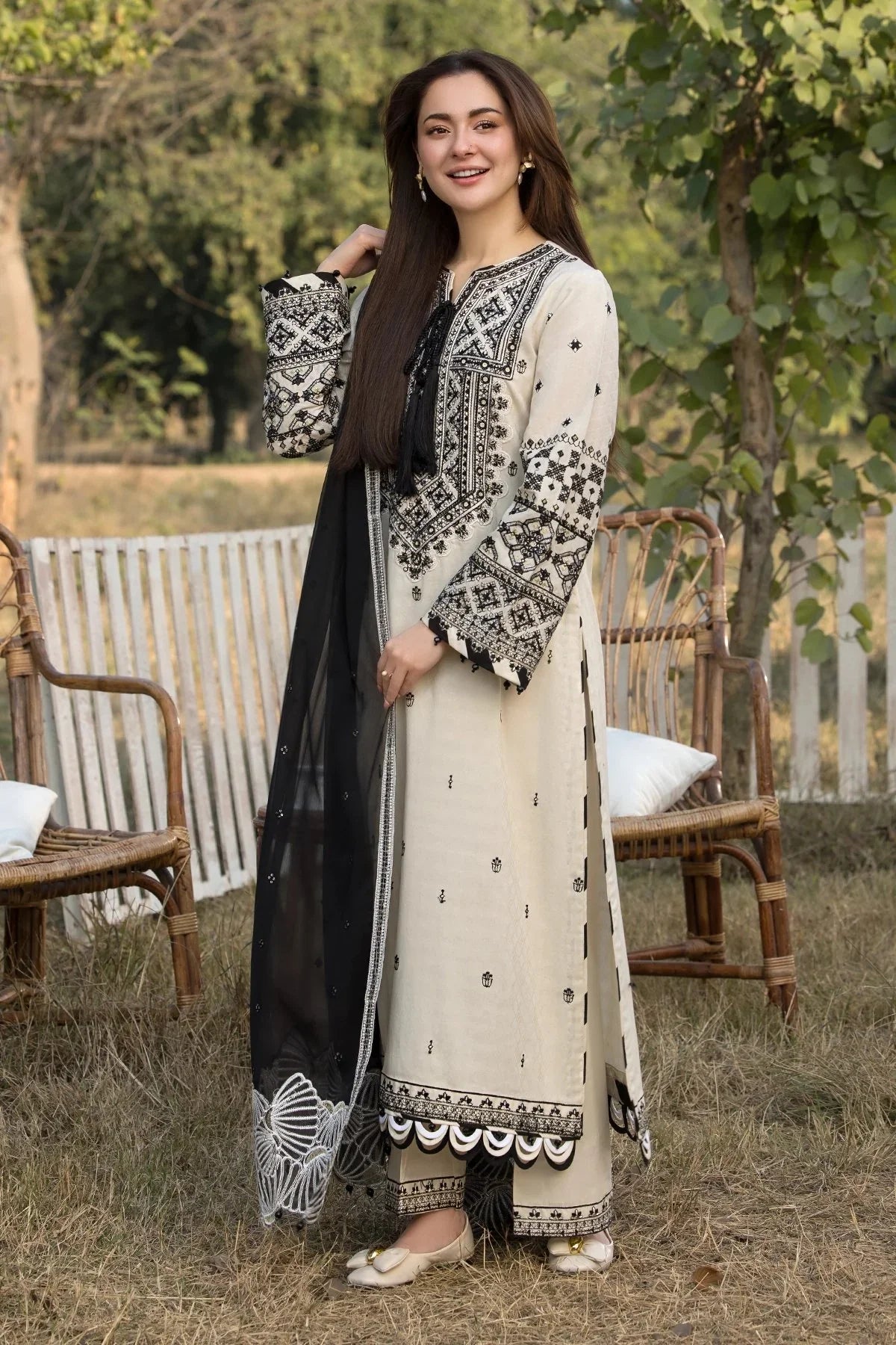 Zara Shah Jahan - 3PC Unstitched Dhanak Embroidered