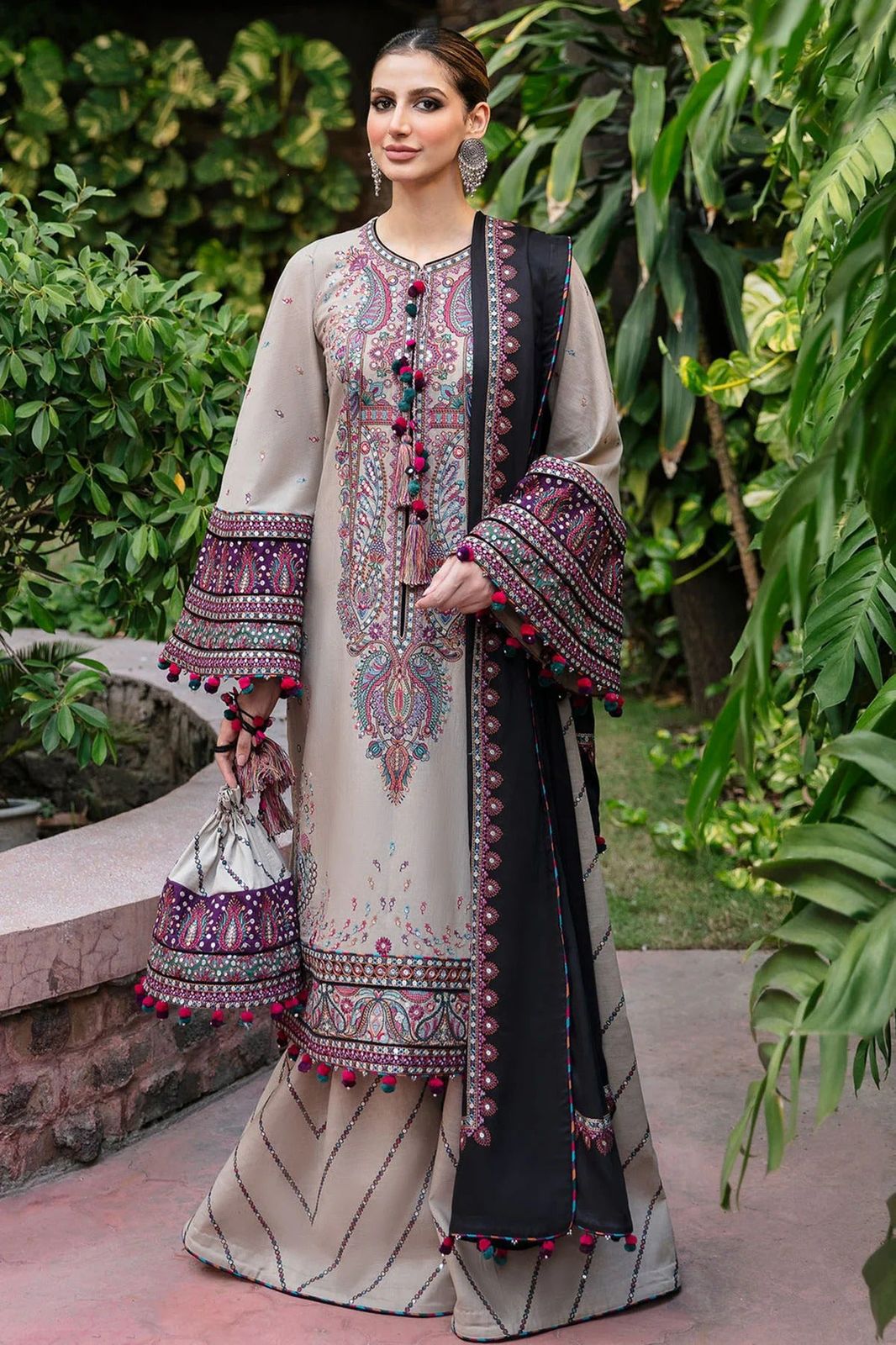 Jazmin Lawn Unstitched 3Piece HS-04