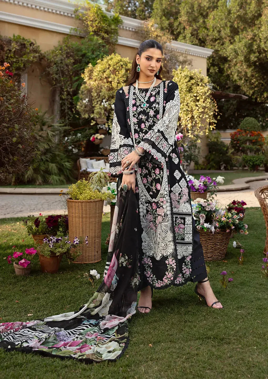 ELAF UNSTITCHED LAWN 3PC