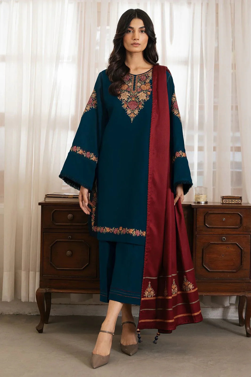 JAZMIN WINTER DHANAK UNSTITCHED 3PC
