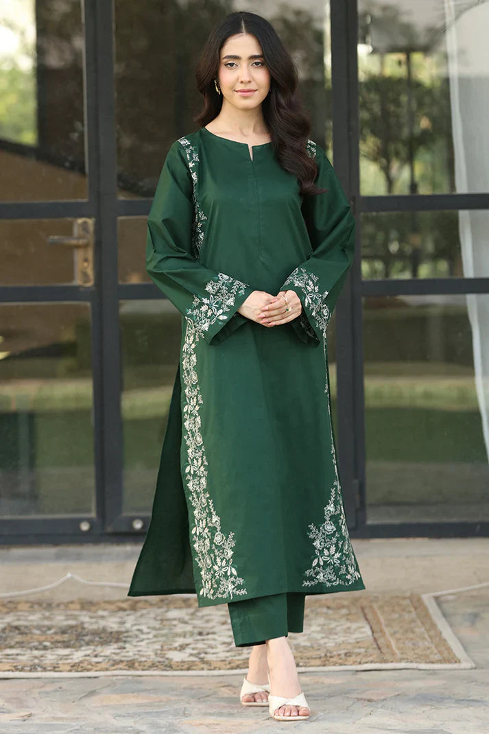 Lawn Embroidered Stitched 2Piece D-013