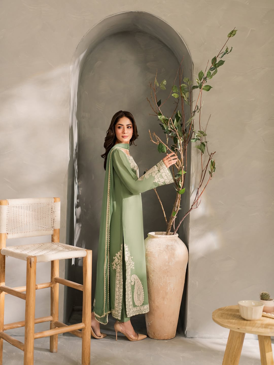 MIRANA Embroidered 3Piece Stitched HF - 415