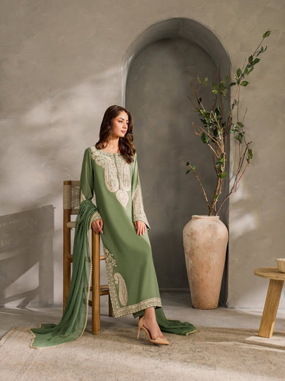 MIRANA Embroidered 3Piece Stitched HF - 415