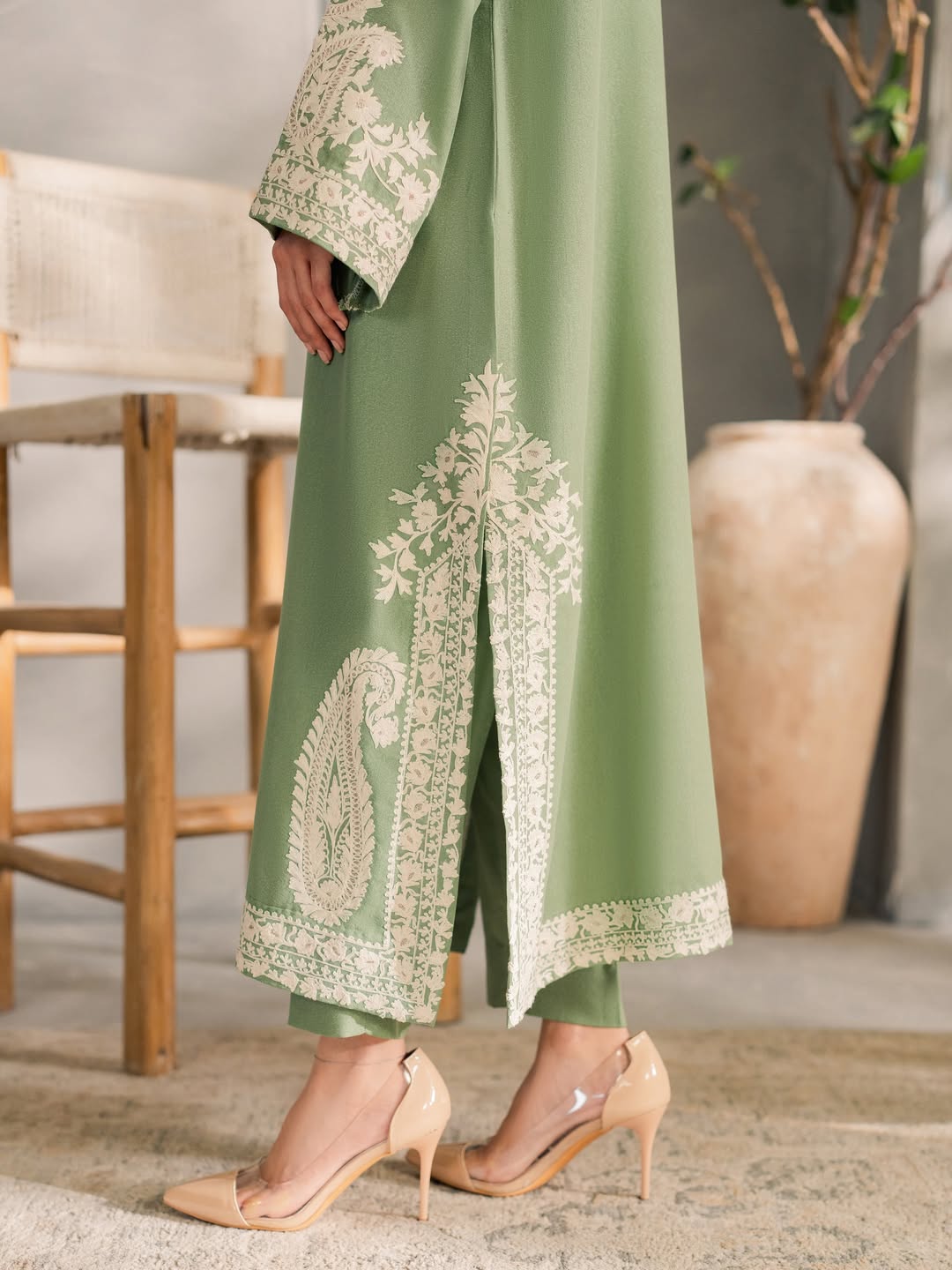 MIRANA Embroidered 3Piece Stitched HF - 415