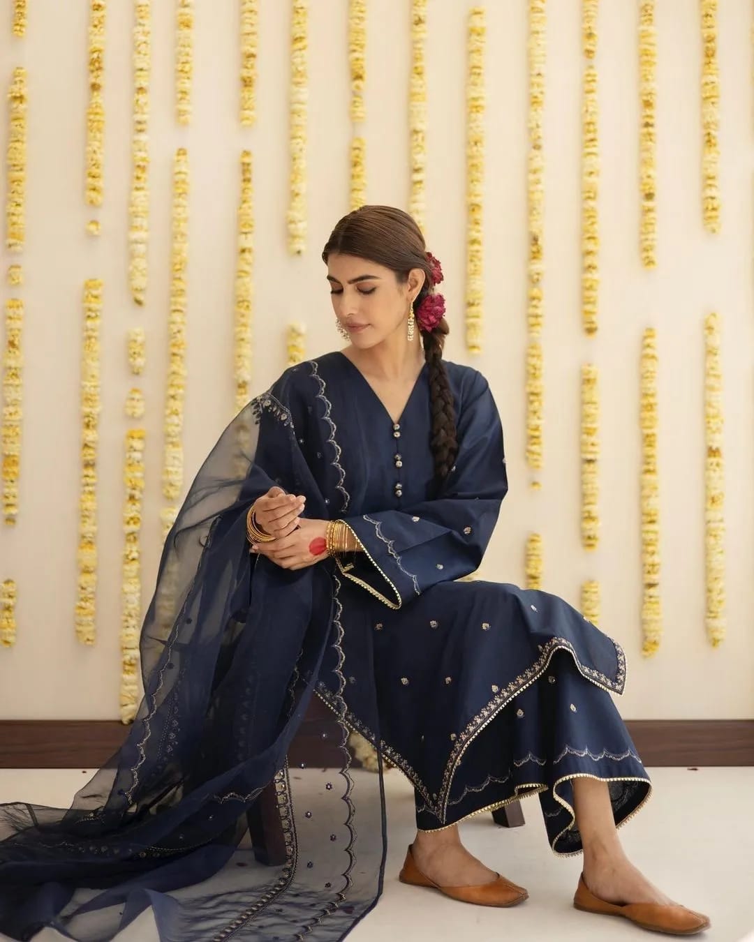 Lawn Embroidered Stitched 3Piece D-017