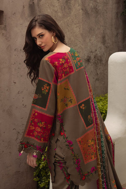 CHARIZMA Printed Lawn Stitched 3Piece D-001