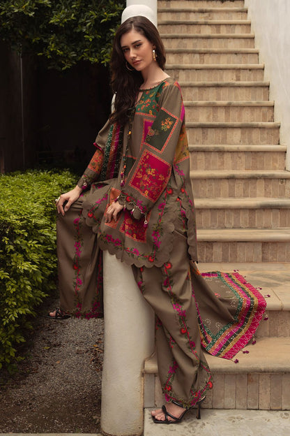 CHARIZMA Printed Lawn Stitched 3Piece D-001