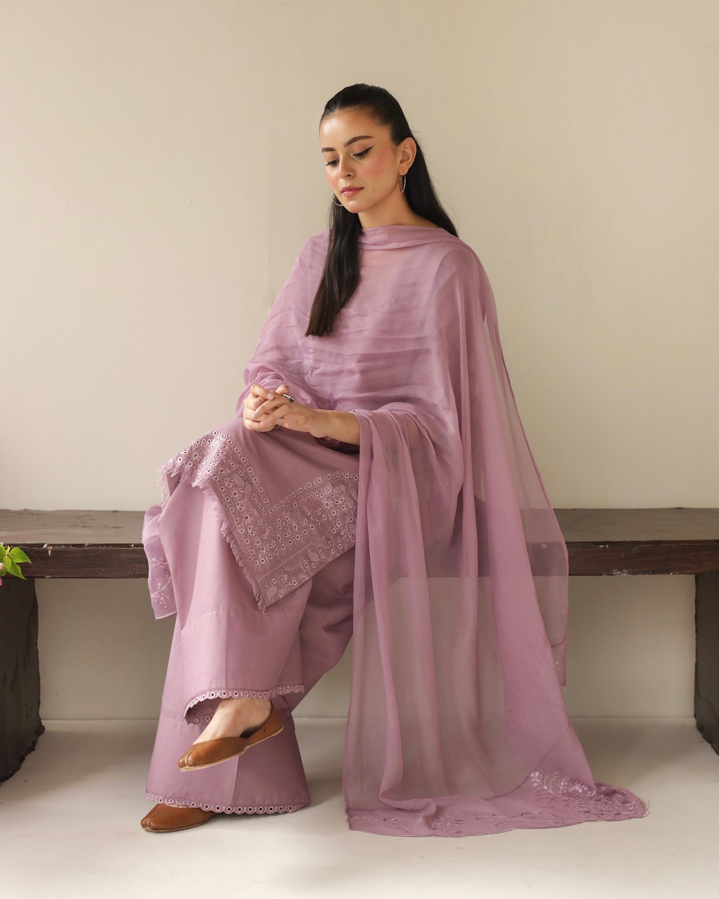 Lawn Embroidered Stitched 3Piece D-010