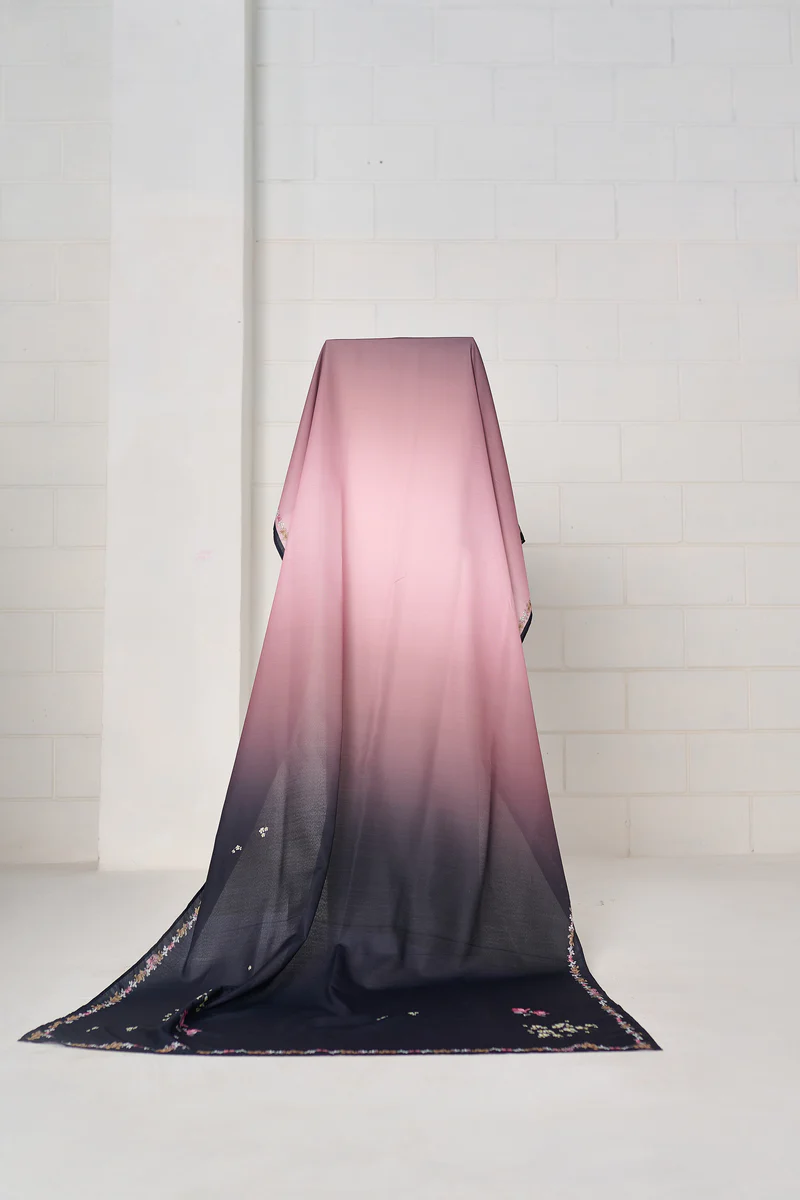 Lawn Orchid Printed Stitched 3Piece D-001