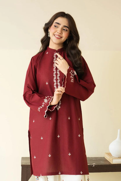 Lawn Embroidered Stitched 2Piece D-004