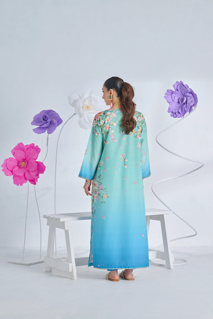 Kaftan Printed Stitched 2PC D-007