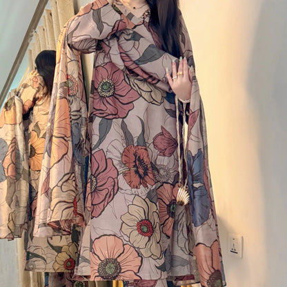 Lawn Printed Stitched 3Piece D-004